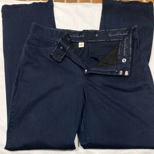 EUC Sz 12 Gloria Vanderbilt navy stretch pants “Charlene”